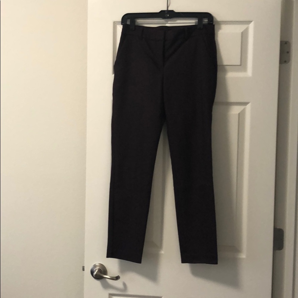 Purple crop trouser